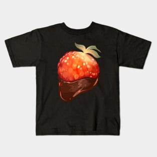 Chocolate Dipped Strawberry Kids T-Shirt